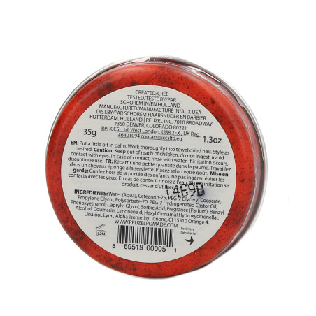 REUZEL Red Czerwona pomada wodna do włosów 35g