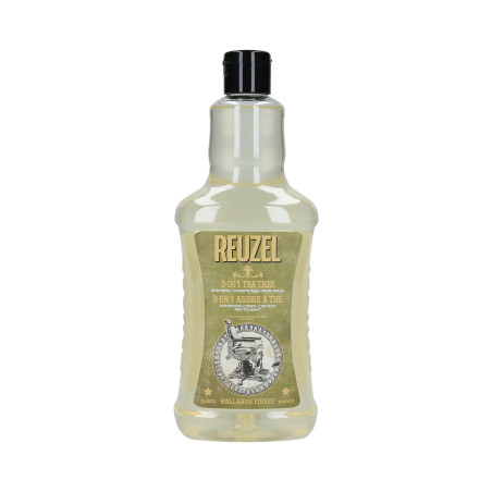 REUZEL Szampon do włosów, skóry głowy i ciała 3w1 1000ml