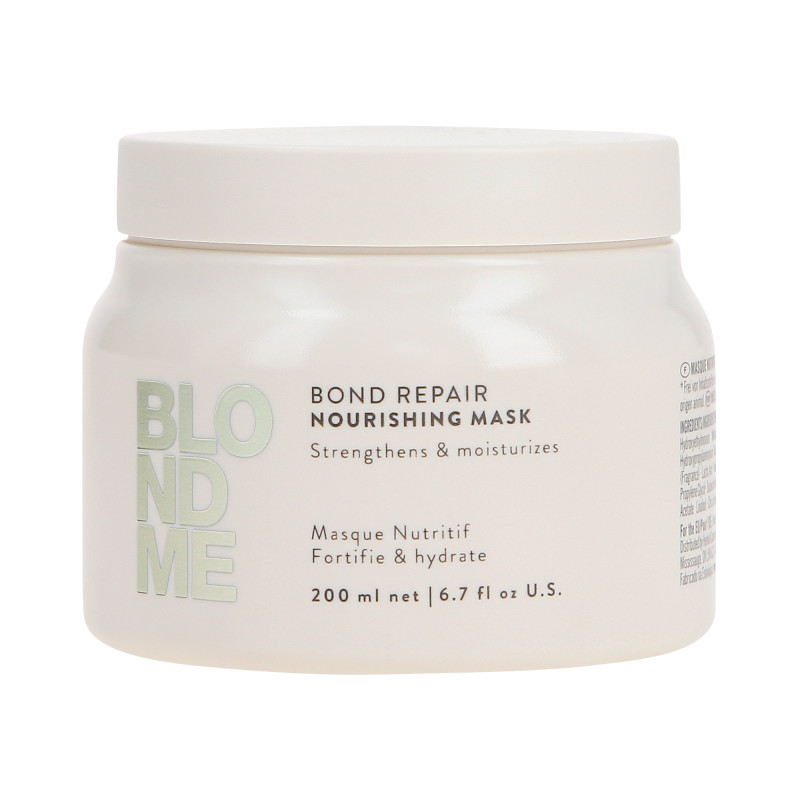 SCHWARZKOPF BLOND ME BOND REPAIR NOURISHING Maschera rinforzante per capelli secchi e danneggiati 200 ml