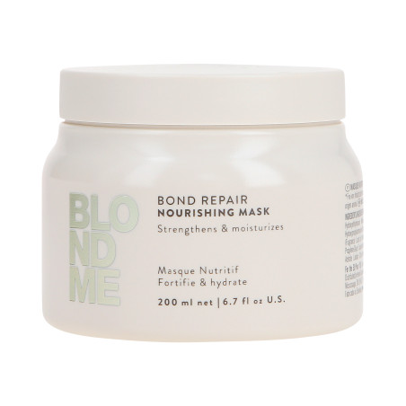 SCHWARZKOPF BLOND ME BOND REPAIR NOURISHING Maschera rinforzante per capelli secchi e danneggiati 200 ml