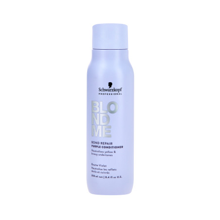 SCHWARZKOPF BLOND ME BOND REPAIR PURPLE Neutralizująca odżywka do włosów siwych i blond 250 ml