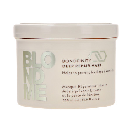 SCHWARZKOPF BLOND ME BONDIFINITY Maschera profondamente rigenerante per capelli biondi 500 ml