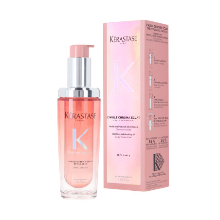 KÉRASTASE CHROMA ABSOLU Rozświetlający olejek do włosów farbowanych 75 ml