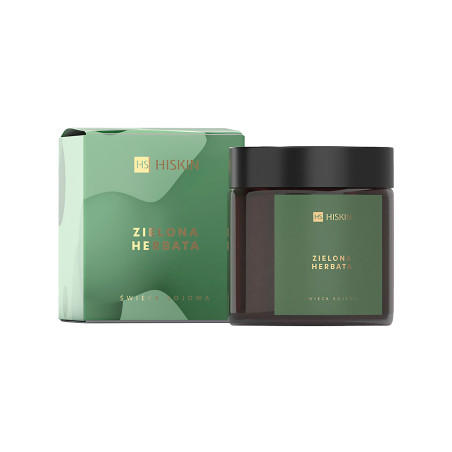 HISKIN HOME Świeca sojowa o zapachu zielonej herbaty 100 ml