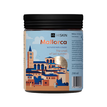 HISKIN HOME BON VOYAGE Świeca sojowa Mallorca 200 ml