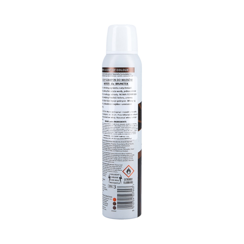 BATISTE DARK & DEEP BROWN Suchy szampon 200ml