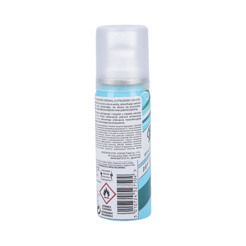 Batiste ORIGINAL - CLEAN & CLASSIC Trockenshampoo 50ml.