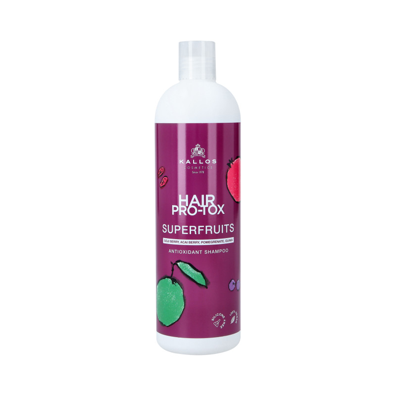 KALLOS KJMN PRO-TOX SUPERFRUITS Szampon do włosów 500 ml