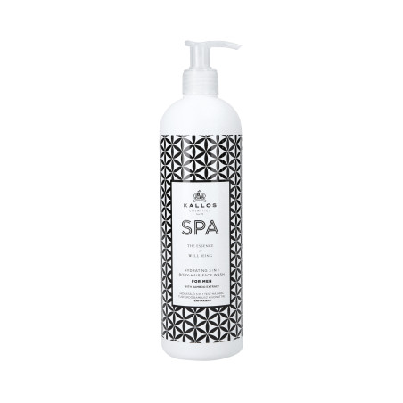 KALLOS SPA Nawilżający żel pod prysznic dla mężczyzn 3w1 500 ml